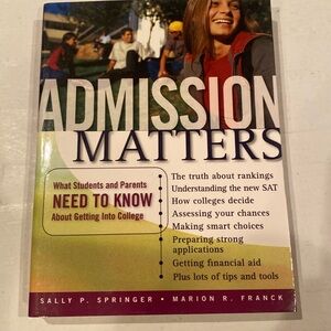 “Admission Matters,” oversized soft cover